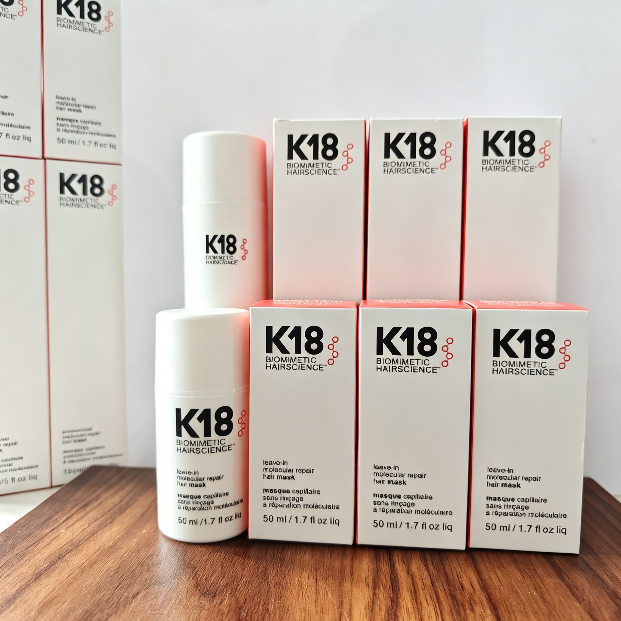 Hair Care K18 - K18 リーブイン モレキュラーリペア ヘアマスク 3個入り 5個入り