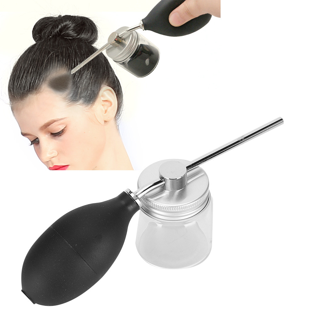Hair Care Products - 詰め替え可能な理髪用パウダースプレーボトル、サロンスタイリングツール用ヘアビルディングファイバーアプリケーター