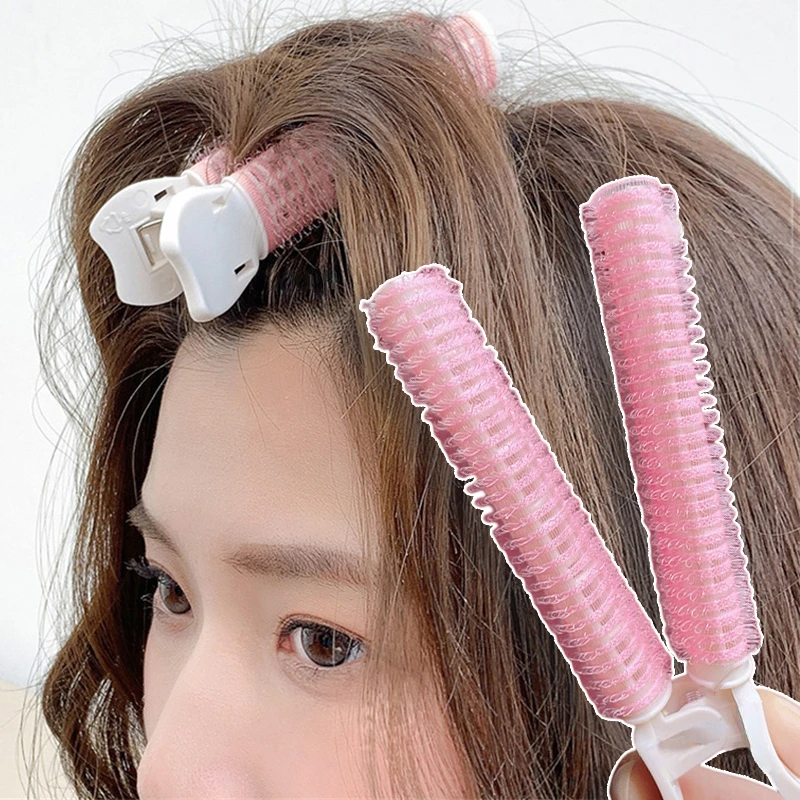 ナチュラルヘアルートふわふわクリップカーリーヘアローラーとキ - Hair Care Korean Products のレビューと価格