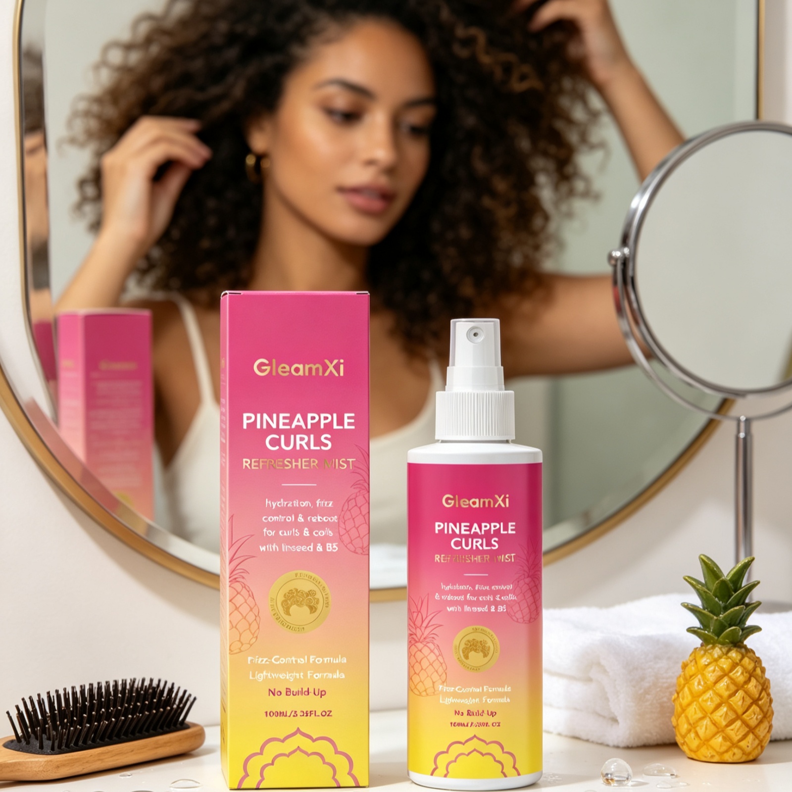 グリームシ ヘアリフレッシャースプレー スムージング フリズ - Hair Care Natural Ingredients のレビューと価格
