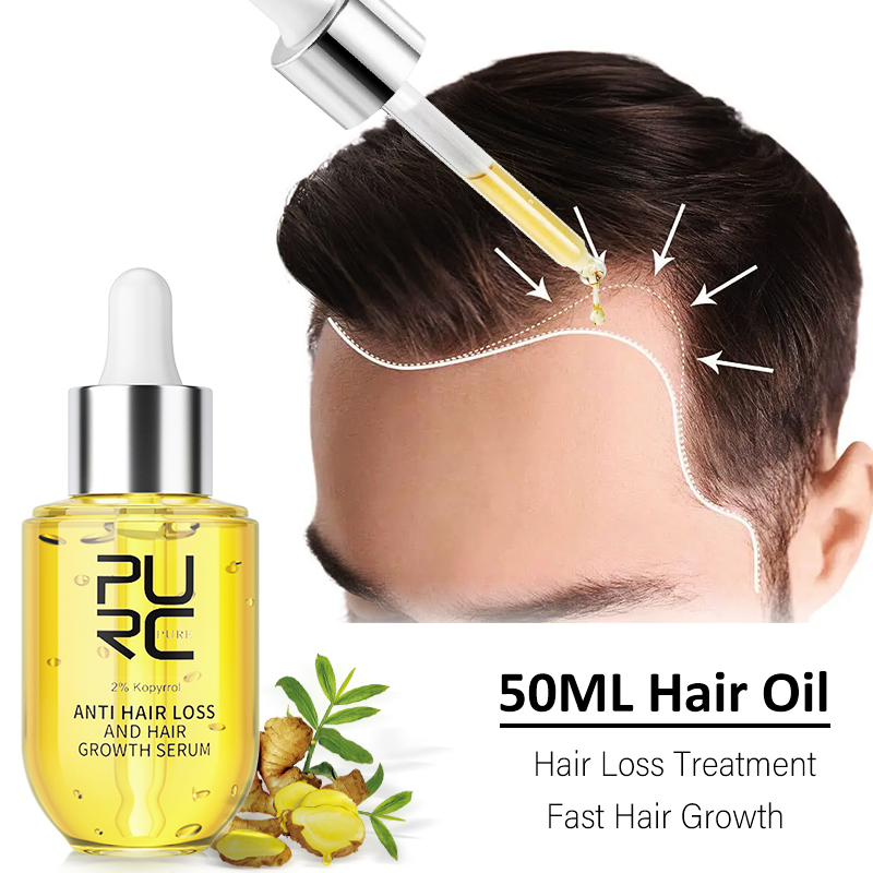 PURC ビオチンジンジャー育毛製品男性女性抗脱毛治療オイル - Hair Care Organic のレビューと価格